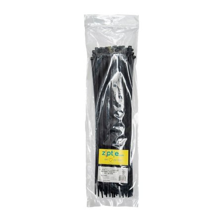 SOUTH MAIN HARDWARE 14-in   75-lb, Black, 100 Standard Nylon Tie 220186